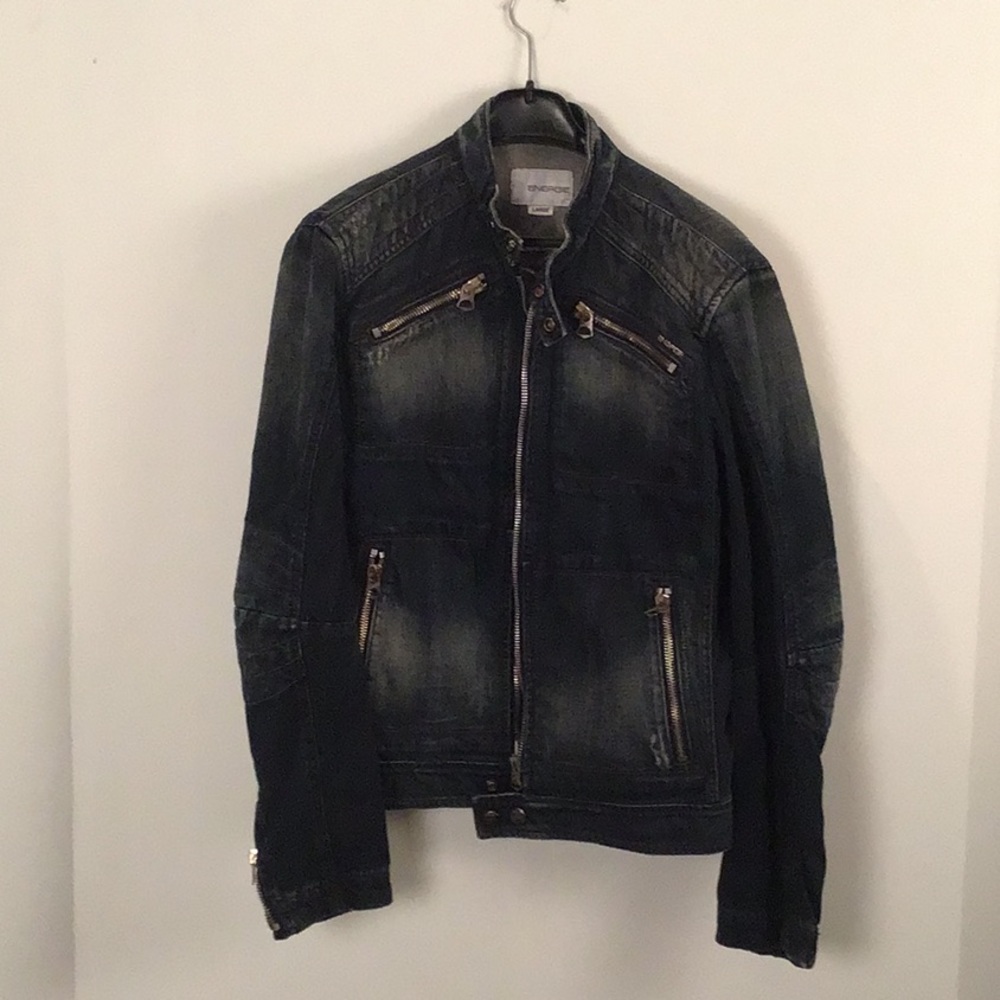 Energie moto jean jacket. Men. Size L
